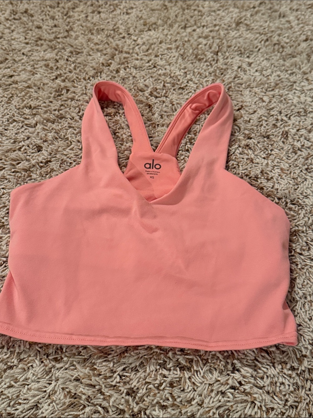 ALO Yoga Women’s Coral Sports Bra Tank Top - Picture 3 of 7